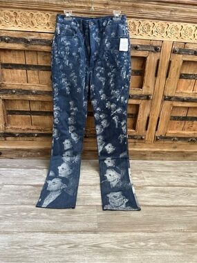Marc Jacobs Men's Runway Blue Bleached Denim Jeans Sz 29 NWT